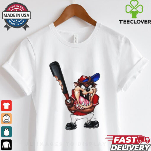 Taz On Deck x MLB Phillies shirt