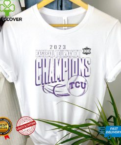 Tcu Horned Frogs 2023 Baseball Tournament Champions Crewneck Sweatshirt