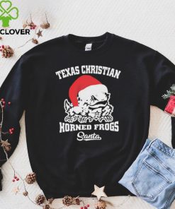 Tcu Horned Frogs Football Santa Hat Christmas Shirt