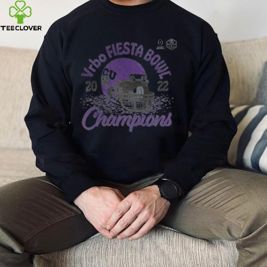 Tcu horned frogs Football playoff 2022 fiesta bowl champions favorite cheer shirt Tcu horned frogs Football playoff 2022 fiesta bowl champions favorite cheer shirt