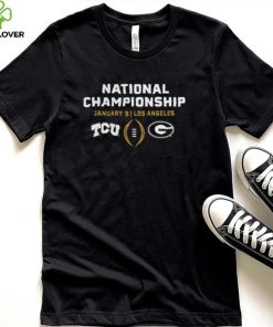 Tcu horned frogs vs. Georgia Bulldog Football playoff 2023 national championship shirt 1 Tcu horned frogs vs. Georgia Bulldog Football playoff 2023 national championship shirt