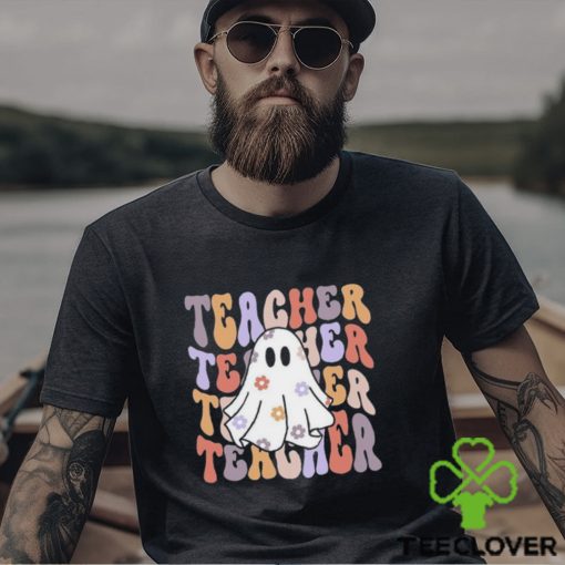 Teacher Halloween Shirt, Spooky Teacher Shirt, Best Teacher Halloween Costumes Merch, Spooky Teacher Ghost Shirt
