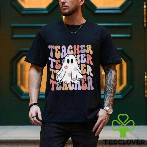 Teacher Halloween Shirt, Spooky Teacher Shirt, Best Teacher Halloween Costumes Merch, Spooky Teacher Ghost Shirt