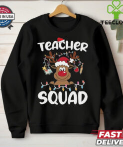 Teacher Squad Reindeer Funny Teacher Christmas Xmas Gift For Men Women T Shirt 2 Teacher Squad Reindeer Funny Teacher Christmas Xmas Gift For Men Women T Shirt
