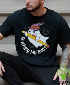 Teaching My Boos Halloween Ghost Funny Teacher Shirt