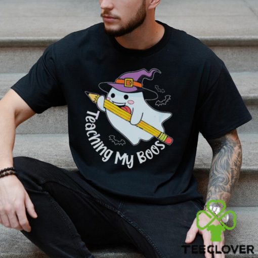 Teaching My Boos Halloween Ghost Funny Teacher Shirt
