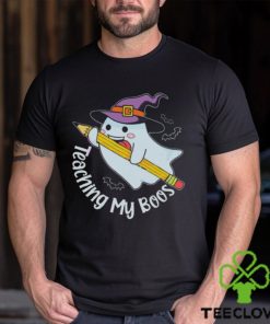Teaching My Boos Halloween Ghost Funny Teacher Shirt