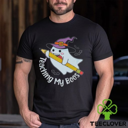 Teaching My Boos Halloween Ghost Funny Teacher Shirt