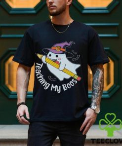 Teaching My Boos Halloween Ghost Funny Teacher Shirt