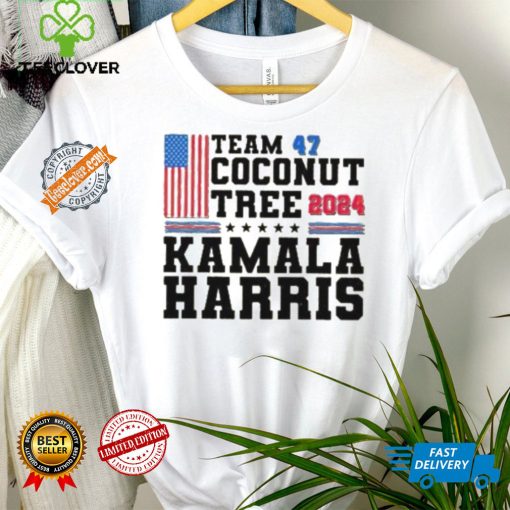 Team 47 Coconut Tree Shirt Kamala Harris Coconut Tree Shirt Kamala 2024 President Shirt