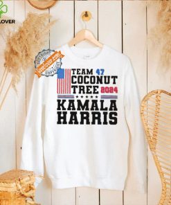 Team 47 Coconut Tree Shirt Kamala Harris Coconut Tree Shirt Kamala 2024 President Shirt