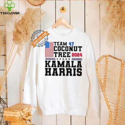 Team 47 Coconut Tree Shirt Kamala Harris Coconut Tree Shirt Kamala 2024 President Shirt