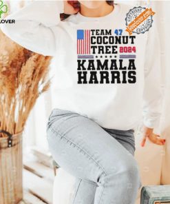 Team 47 Coconut Tree Shirt Kamala Harris Coconut Tree Shirt Kamala 2024 President Shirt