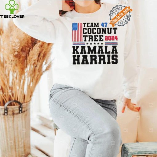 Team 47 Coconut Tree Shirt Kamala Harris Coconut Tree Shirt Kamala 2024 President Shirt