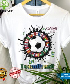 Team Brazil Qatar World Cup 2022 t shirt