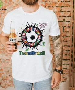 Team Brazil Qatar World Cup 2022 t shirt