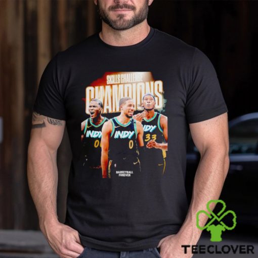 Team Pacers Skills Challenge Champions poster shirt