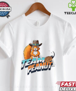 Team Peanut Justice for Peanutthe Squirrel in a Cowboy Hat Tank Top shirt