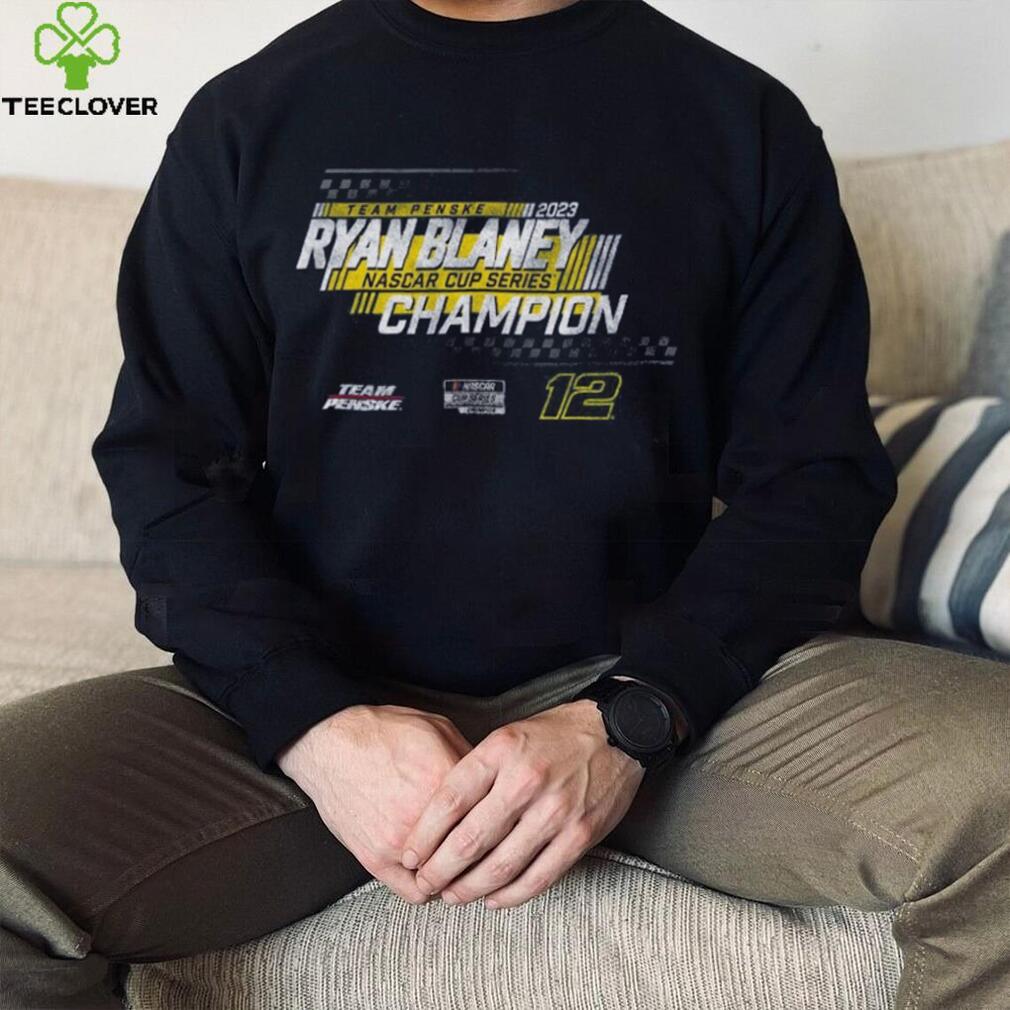 Team Penske Navy Ryan Blaney 2023 NASCAR Cup Series Champion Speed T Shirt Team Penske Navy Ryan Blaney 2023 NASCAR Cup Series Champion Speed T Shirt