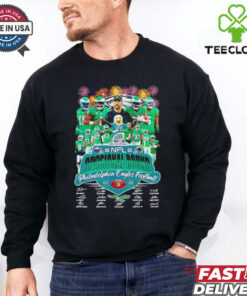 Team Philadelphia Eagles vs Los Angeles Rams 2025 Divisional Round Signatures shirt
