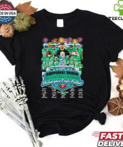 Team Philadelphia Eagles vs Los Angeles Rams 2025 Divisional Round Signatures shirt
