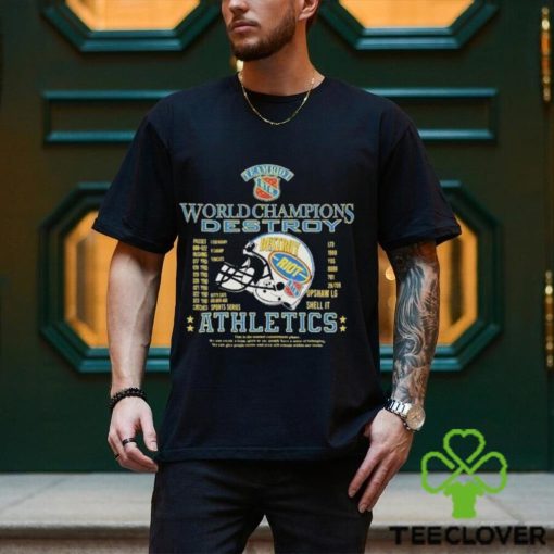 Team Riot RTR World Champions Destroy Athletics Shirt