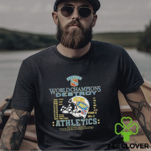 Team Riot RTR World Champions Destroy Athletics Shirt