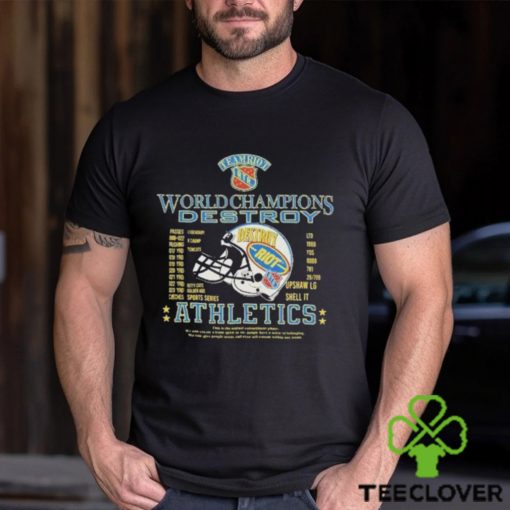 Team Riot RTR World Champions Destroy Athletics Shirt