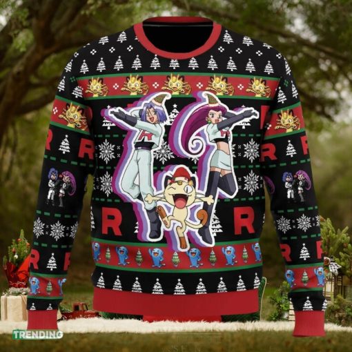 Team Rocket Pokemon Ugly Christmas Sweater Funny Gift Ideas Christmas