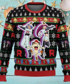 Team Rocket Pokemon Ugly Christmas Sweater