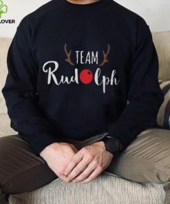 Team Rudolph Christmas Motif T shirt 1 Team Rudolph Christmas Motif T shirt