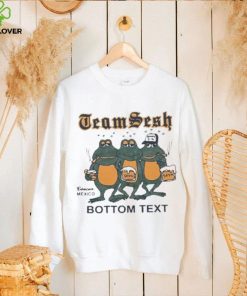 Team SESH Frogs Bottom Text Shirt