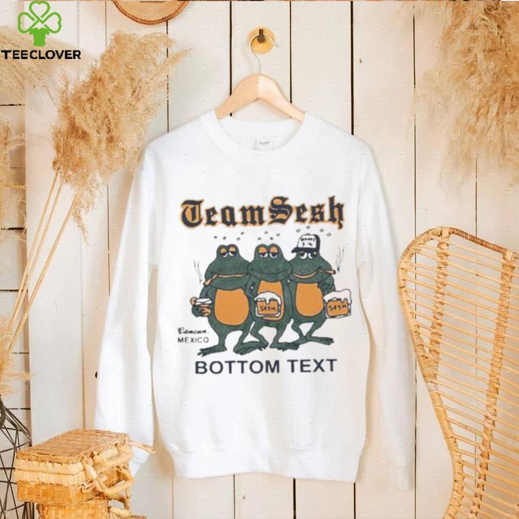 Team SESH Frogs Bottom Text Shirt Team SESH Frogs Bottom Text Shirt