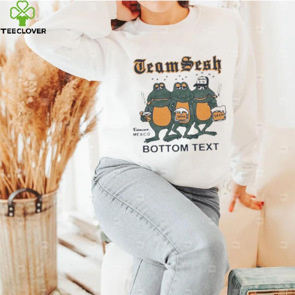 Team SESH Frogs Bottom Text Shirt Team SESH Frogs Bottom Text Shirt