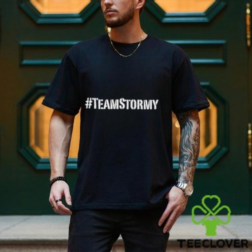 Team Stormy White Logo T Shirt