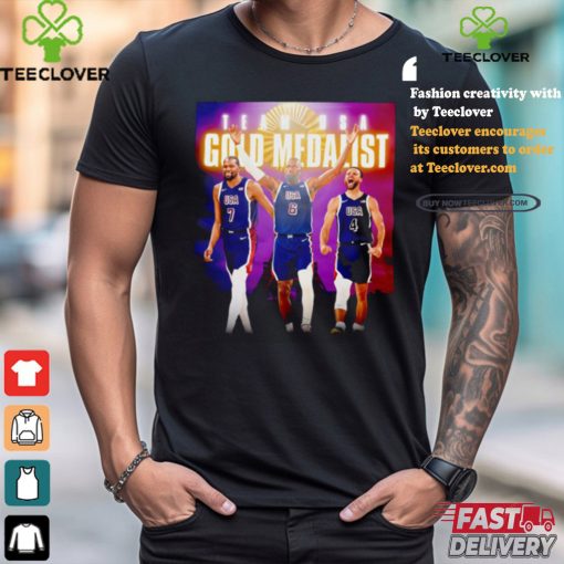 Team USA Men’s Basketball Won Gold At The 2024 Paris Olympics Big 3 shirt