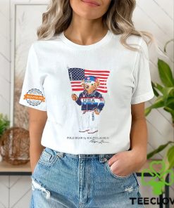 Team USA Polo Ralph Lauren Preschool 2024 Summer Olympics Villagewear Teddy Bear T Shirt