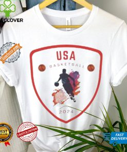 Team USA Supporters USA Basketball 2024 logo shirt 2 Team USA Supporters USA Basketball 2024 logo shirt