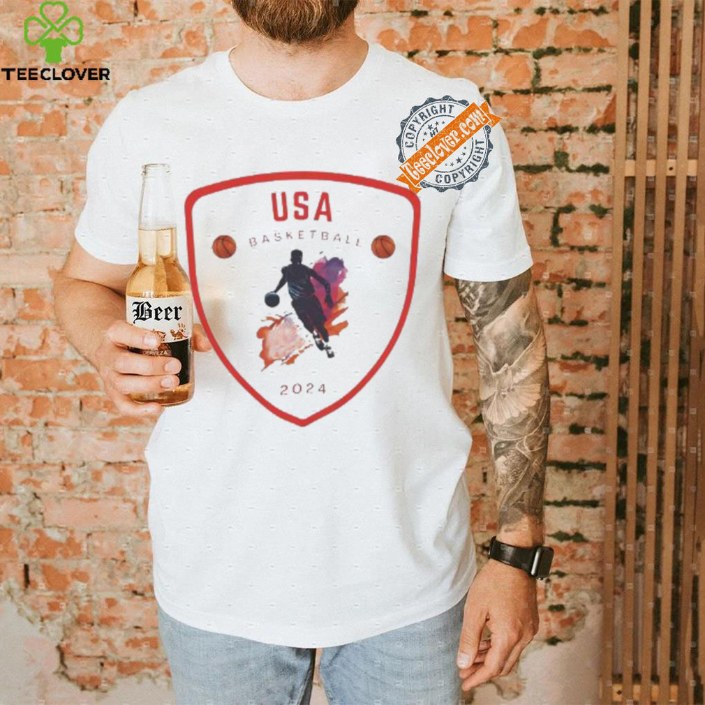 Team USA Supporters USA Basketball 2024 logo shirt Team USA Supporters USA Basketball 2024 logo shirt