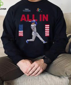 Team Usa Trea Turner All In World Baseball Classic 2023 T shirt