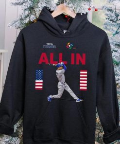 Team Usa Trea Turner All In World Baseball Classic 2023 T shirt