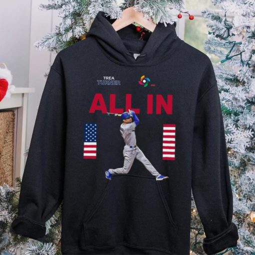 Team Usa Trea Turner All In World Baseball Classic 2023 T shirt