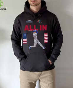 Team Usa Trea Turner All In World Baseball Classic 2023 T shirt