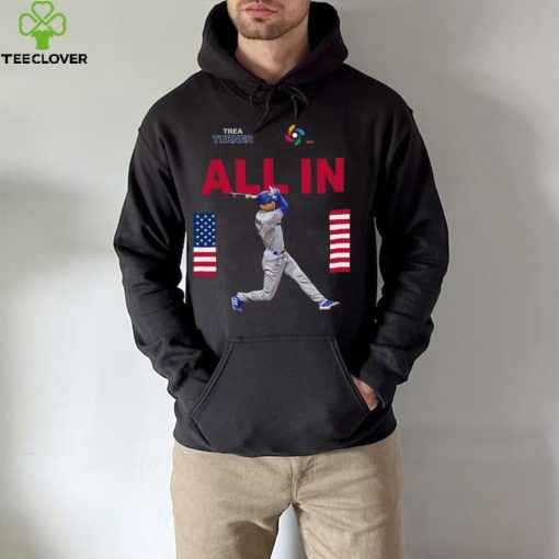 Team Usa Trea Turner All In World Baseball Classic 2023 T shirt