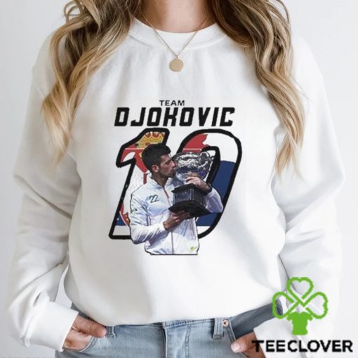 Team novak djokovic 10 shirt