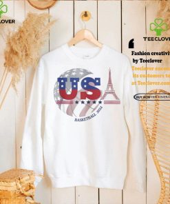 Team usa 2024 paris sport games basketball basket ball t shirts