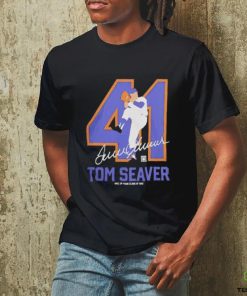 Teambrown Tom Seaver hall of fame class of 1992 signature shirt