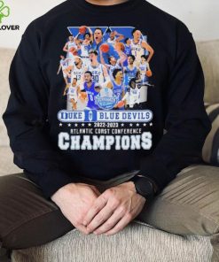 Teams Duke Blue Devils 2022 2023 Atlantic Coast Conference Champions Shirt