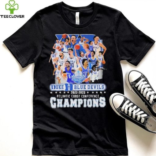 Teams Duke Blue Devils 2022 2023 Atlantic Coast Conference Champions Shirt