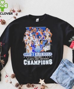 Teams Duke Blue Devils 2022 2023 Atlantic Coast Conference Champions Shirt